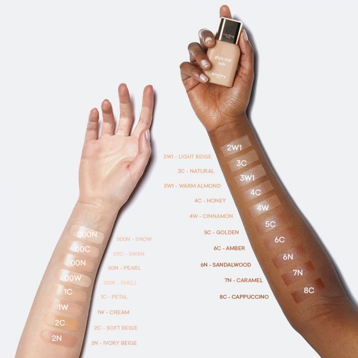 Sisley Phyto-Teint Nude Foundation - Swatches