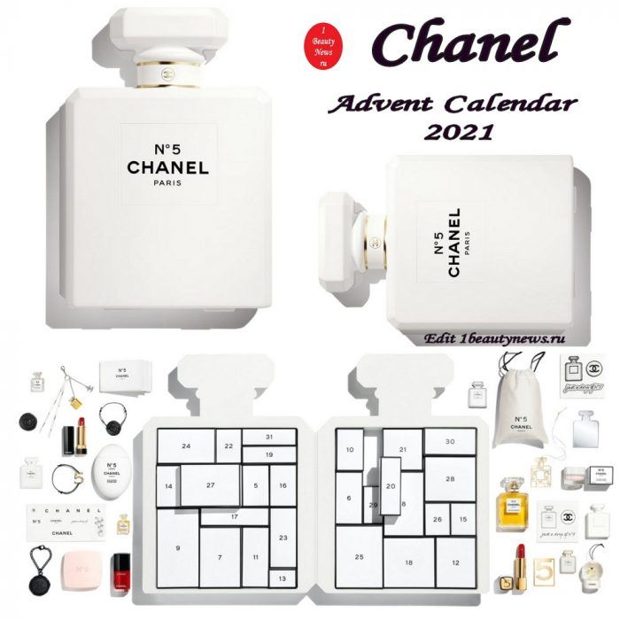 Рождественский адвент-календарь Chanel Advent Calendar 2021: полный состав